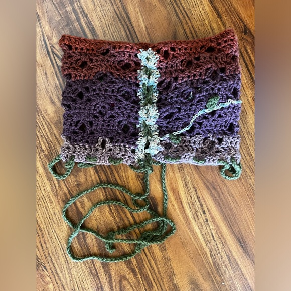 Handmade Crochet Roses Skirt Set - Picture 9 of 10